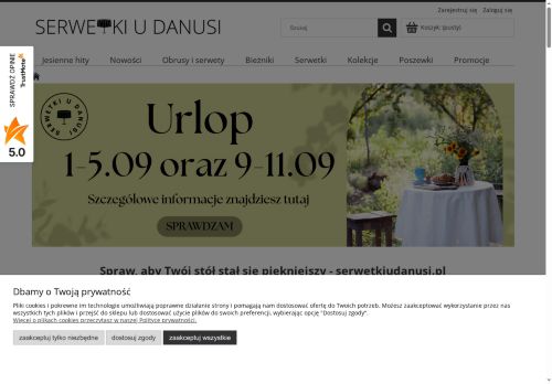 Serwetki u Danusi Adrianna Andrzejewska